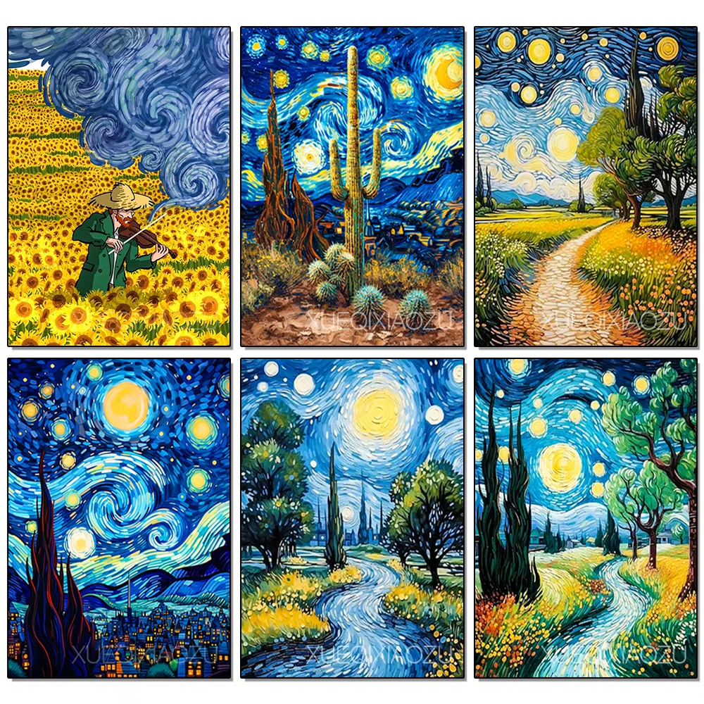 Art Craft Night - Van Gogh Diamond Art Painting Kits