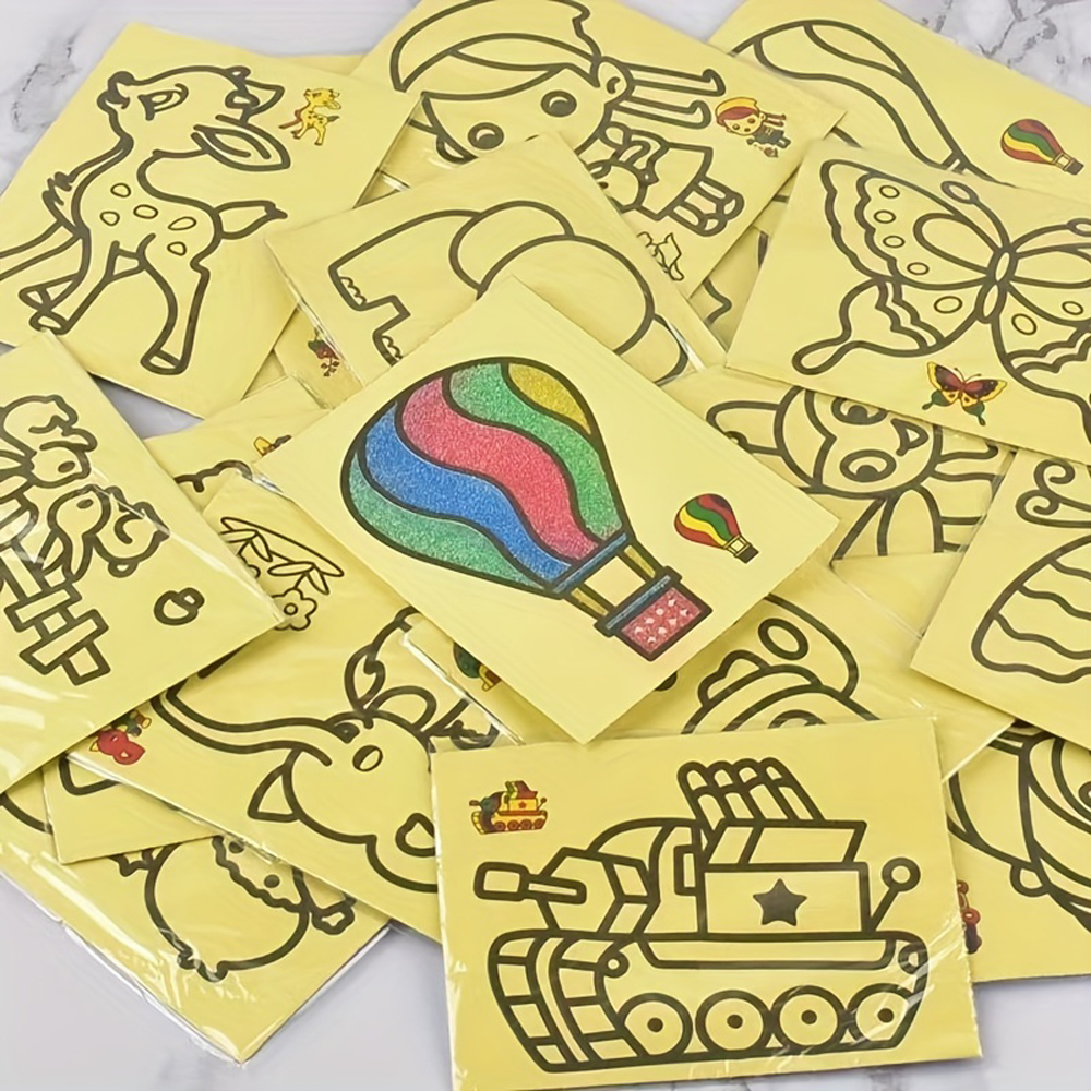 Art Craft Doodle - Childrens DIY Sand Art Kit Cartoon