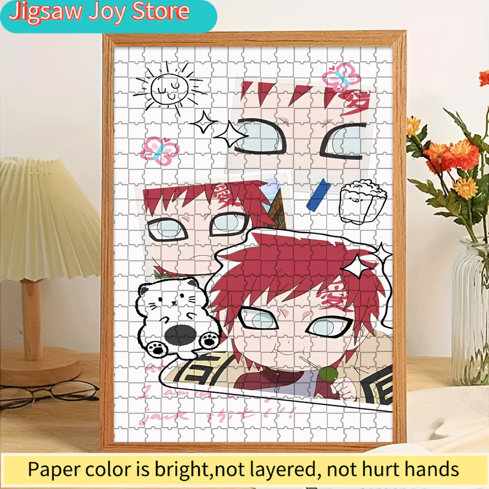 Art Craft Doodle - Anime Gaara Doodle Style Paper Puzzle