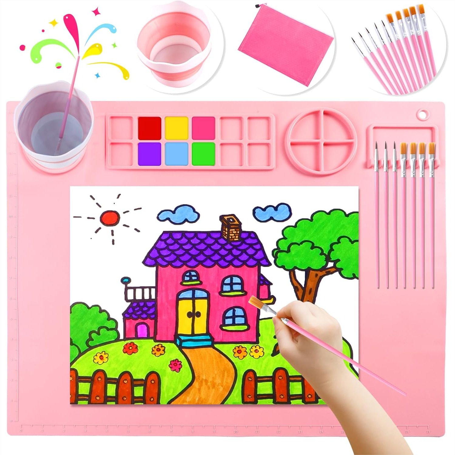 Art Craft Cup - Large Silicone Craft Mat 20x16 Inch