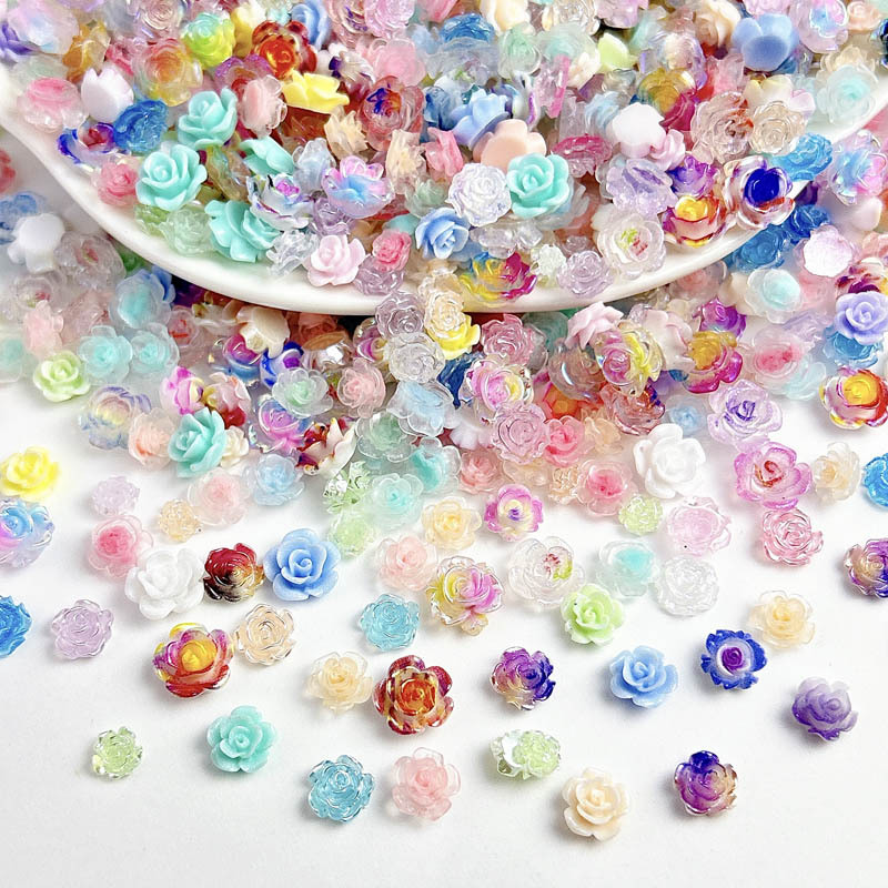 50pcs Random Mixed Resin Flowe – Art Craft Rose Bewertung und Preis