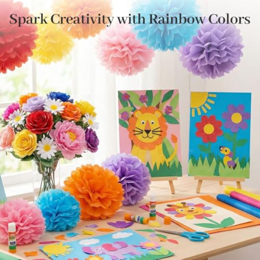 360 Sheets Tissue Paper Bulk,  – Art Craft With Paper Bewertung und Preis