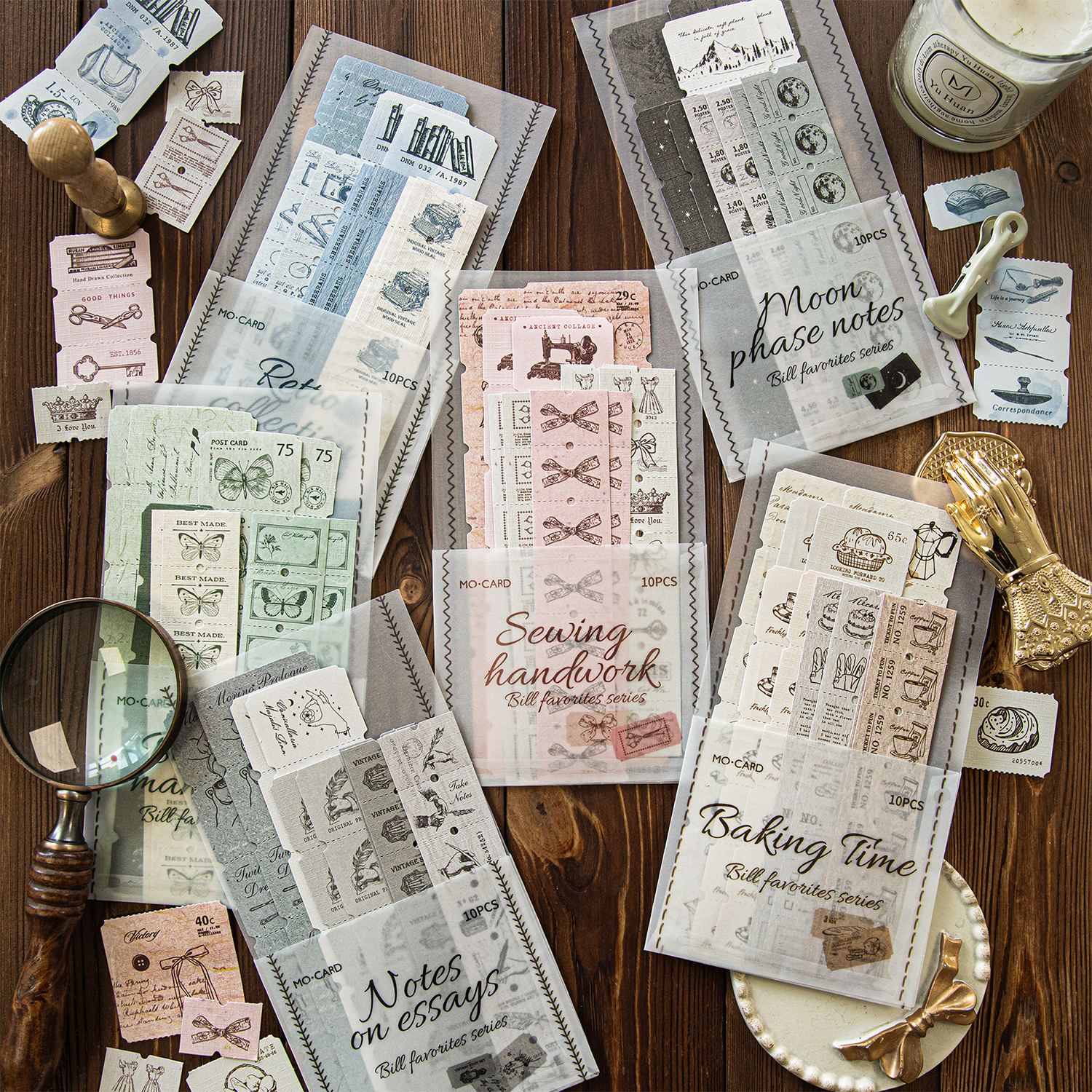 10pcs Retro Label Strip Sticke – Art Craft 6 Year Old Bewertung und Preis
