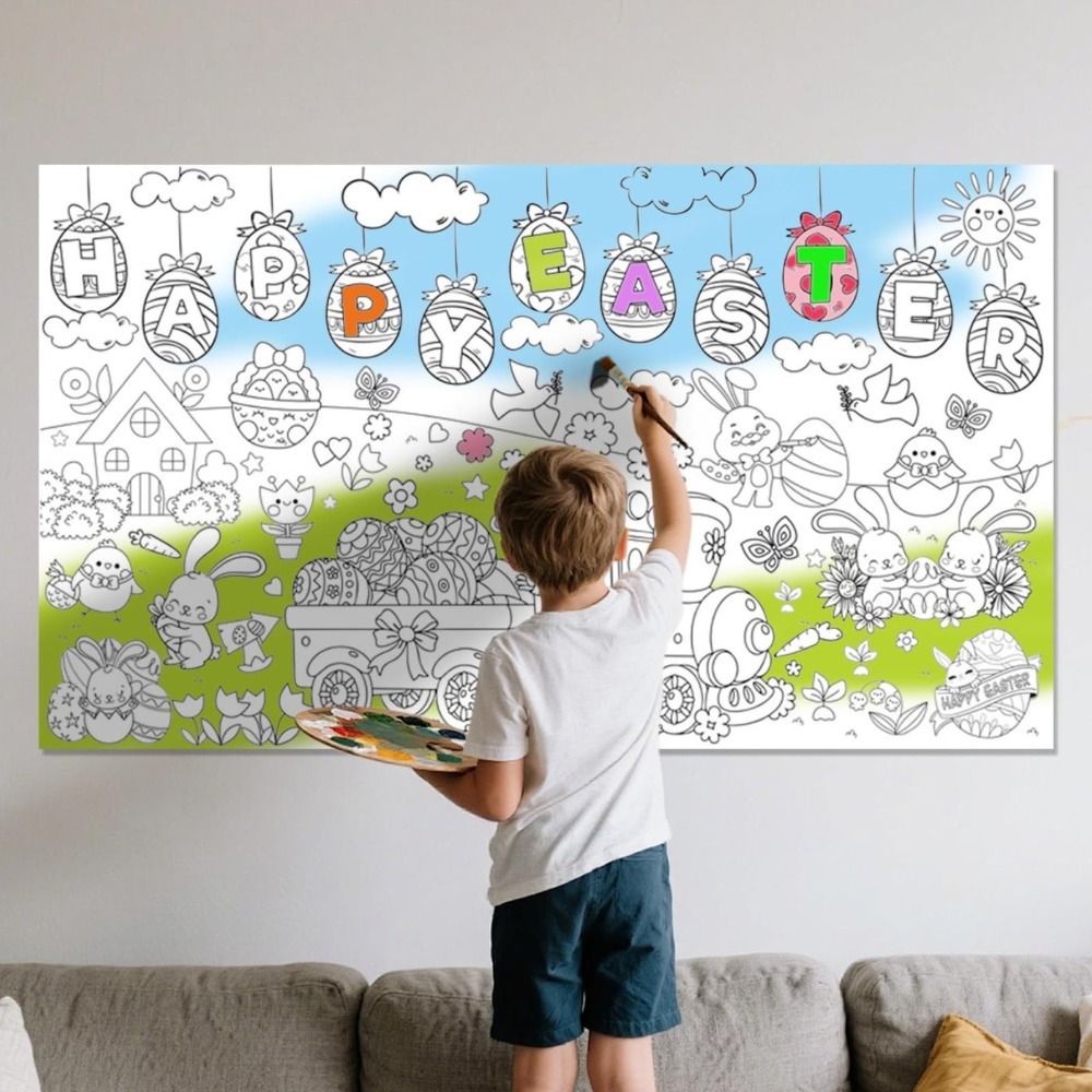 DIY Easter Giant Coloring Post – Art Craft Jumbo Bewertung und Preis