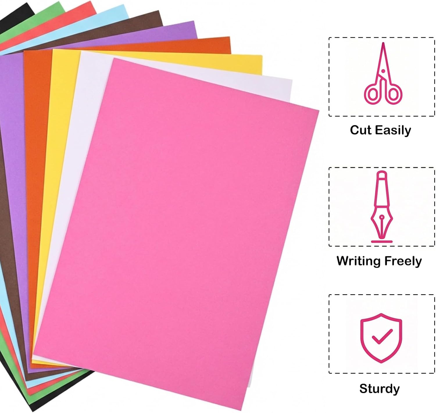 50 Colored Poster Boards 11.7x – Exhibition Of Art And Craft Bewertung und Preis
