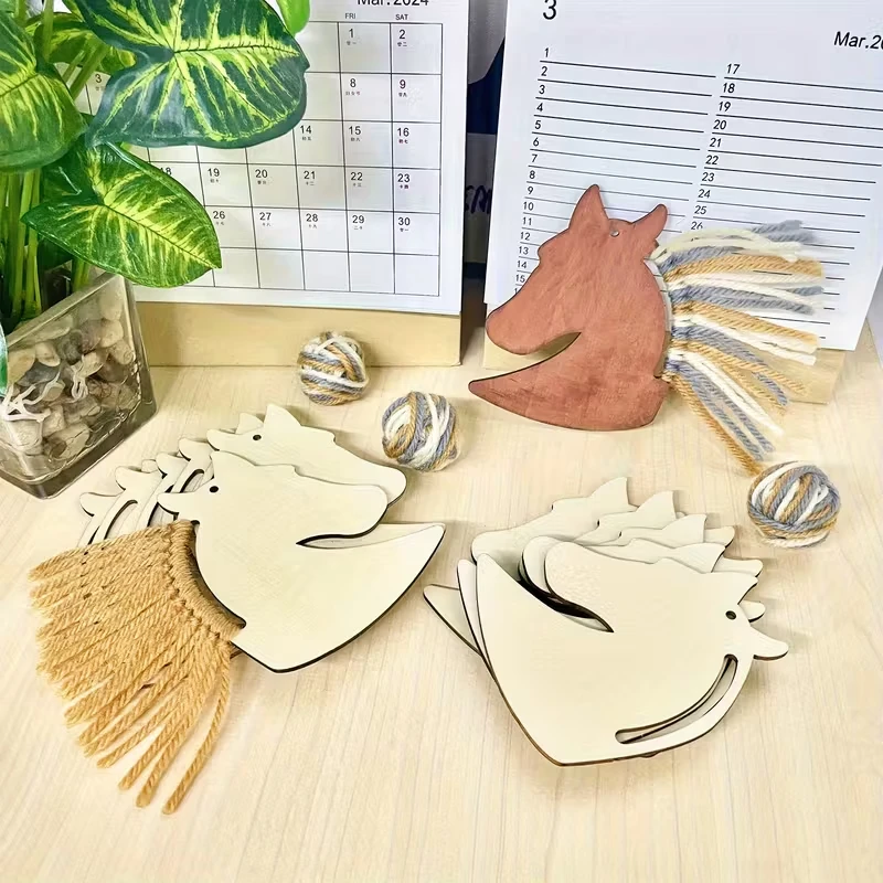 20pcs Wooden Horse Head Decora – Art Craft Horse Bewertung und Preis