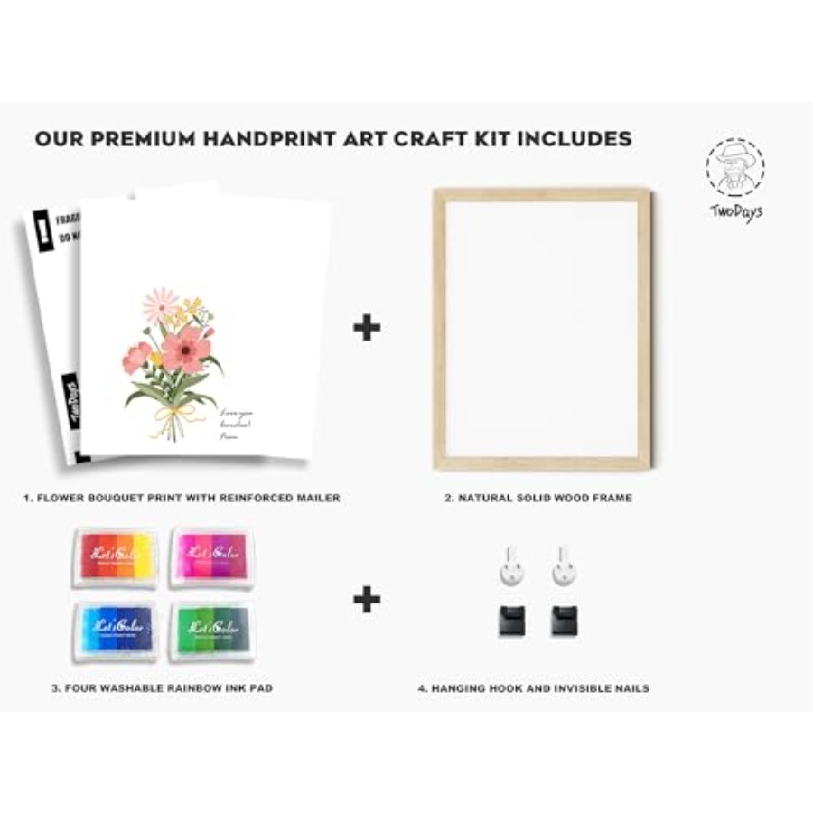 Flower Bouquet Handprint Art C – Art & Craft Qatar Bewertung und Preis