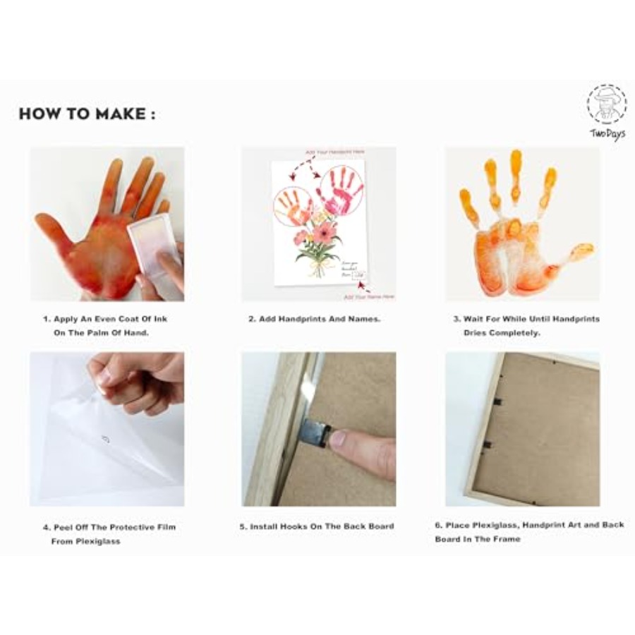 Flower Bouquet Handprint Art C – Art & Craft Qatar Bewertung und Preis