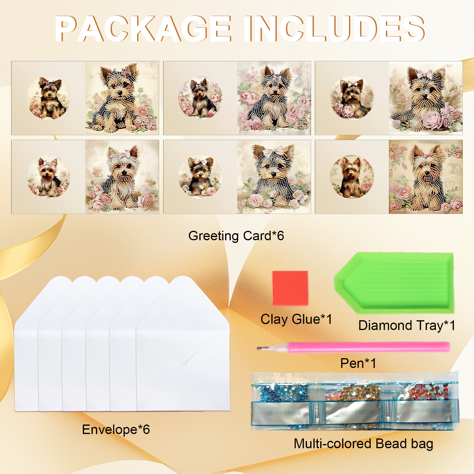 6Pcs Diamond Painting Greeting – Art Craft Kit Bewertung und Preis