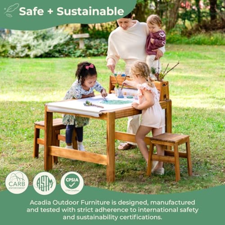 Acadia Outdoor Art Table and S – Art Craft Cup Bewertung und Preis