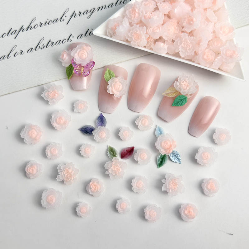 50pcs Random Mixed Resin Rose  – Art Craft Rose Bewertung und Preis