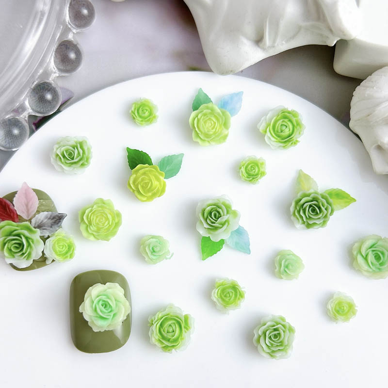 50pcs Random Mixed Resin Rose  – Art Craft Rose Bewertung und Preis