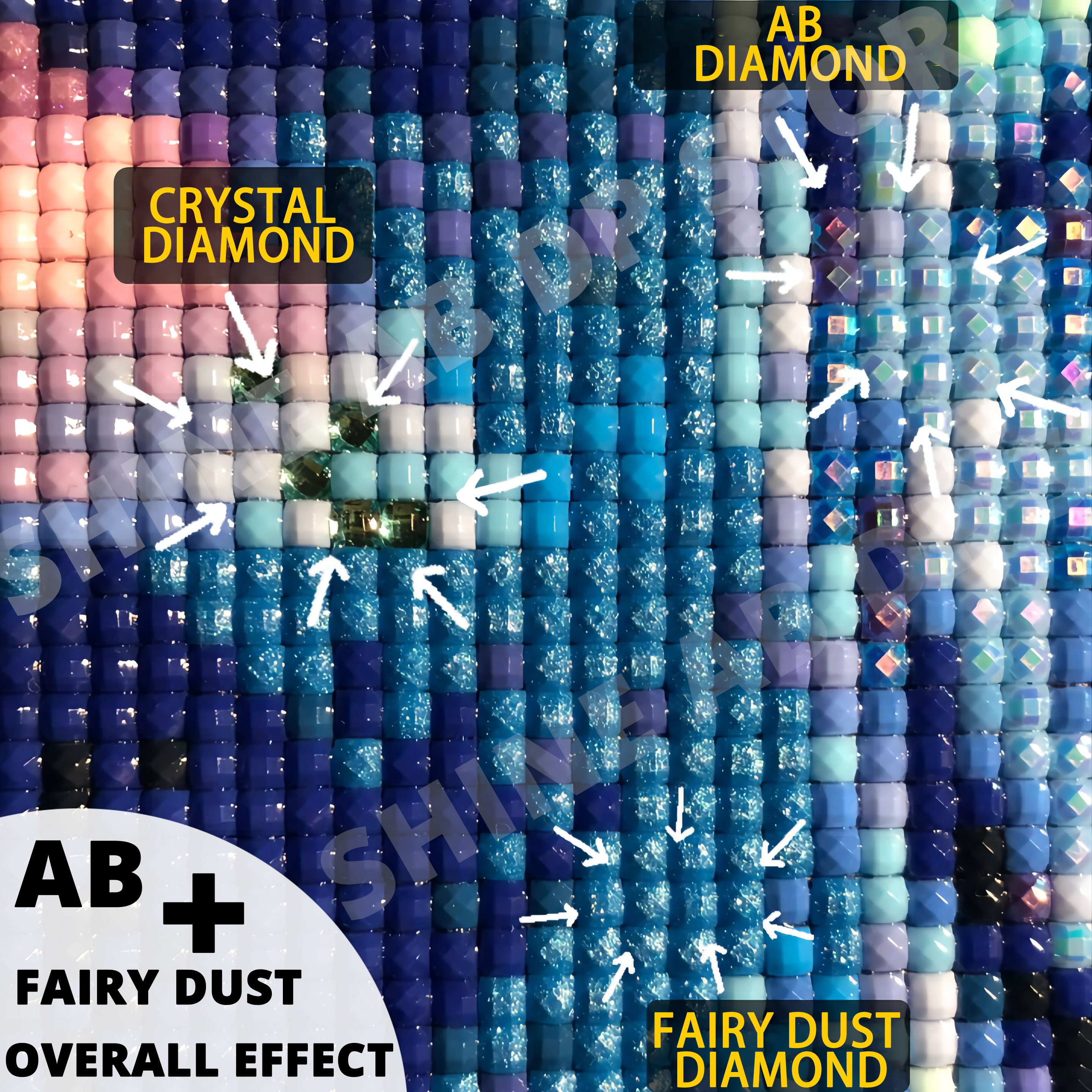 Resin Fairy Dust AB Diamond Pa – Art Craft Rose Bewertung und Preis