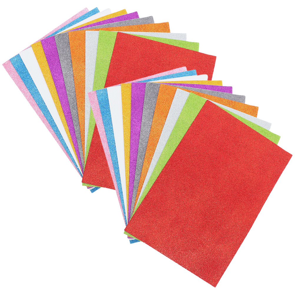 20 Sheets Colorful Glitter Spo – Art Craft With Paper Bewertung und Preis