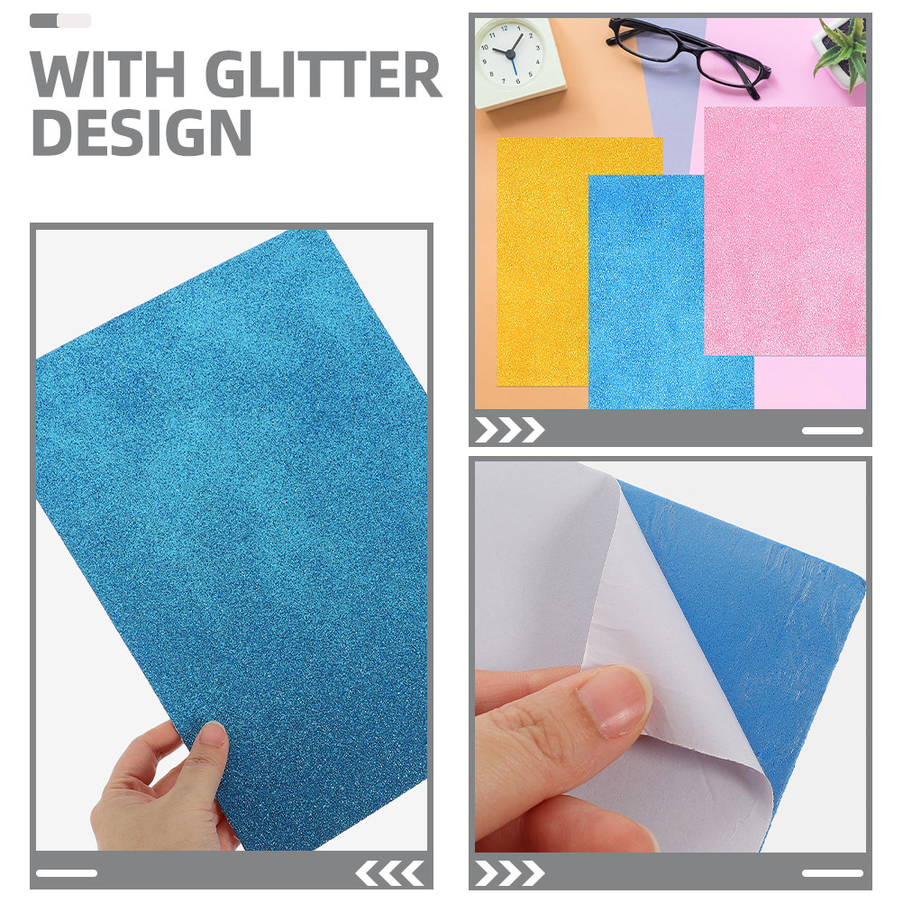 20 Sheets Colorful Glitter Spo – Art Craft With Paper Bewertung und Preis