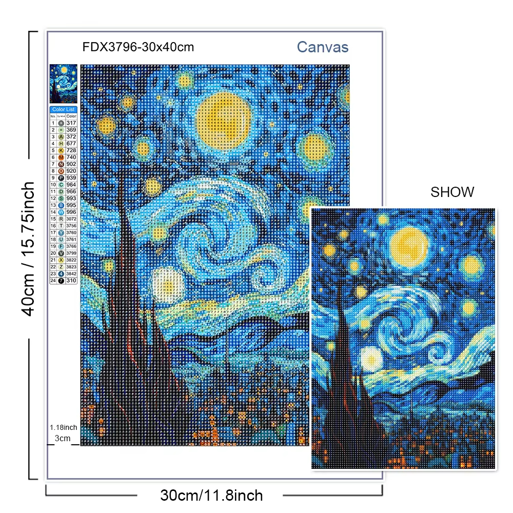 Van Gogh Diamond Art Painting  – Art Craft Night Bewertung und Preis
