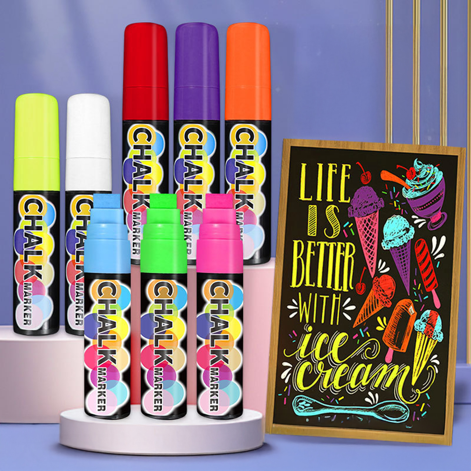 Washable Jumbo Chalk Markers D – Art Craft Jumbo Bewertung und Preis