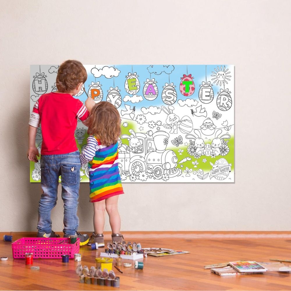 DIY Easter Giant Coloring Post – Art Craft Jumbo Bewertung und Preis