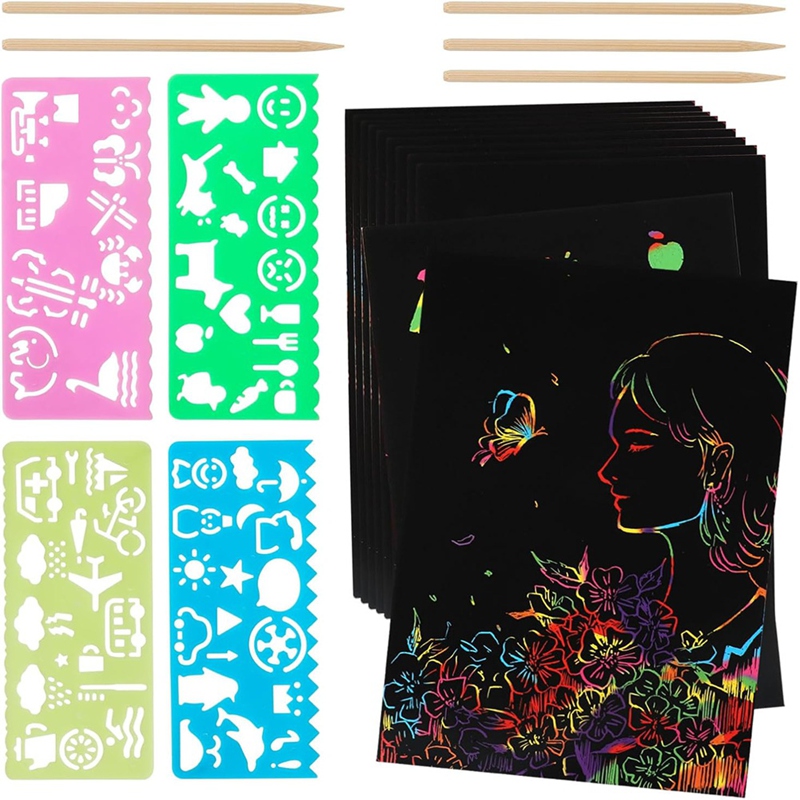 Scratch Paper Art Set, Black C – Art Craft Kit Bewertung und Preis