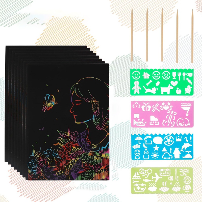 Scratch Paper Art Set, Black C – Art Craft Kit Bewertung und Preis