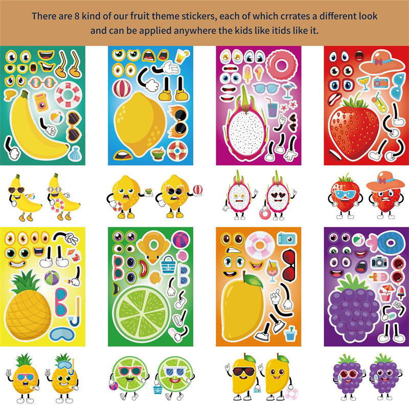 6-24sheet Make Your Own Fruit  – Art Craft 6 Year Old Bewertung und Preis