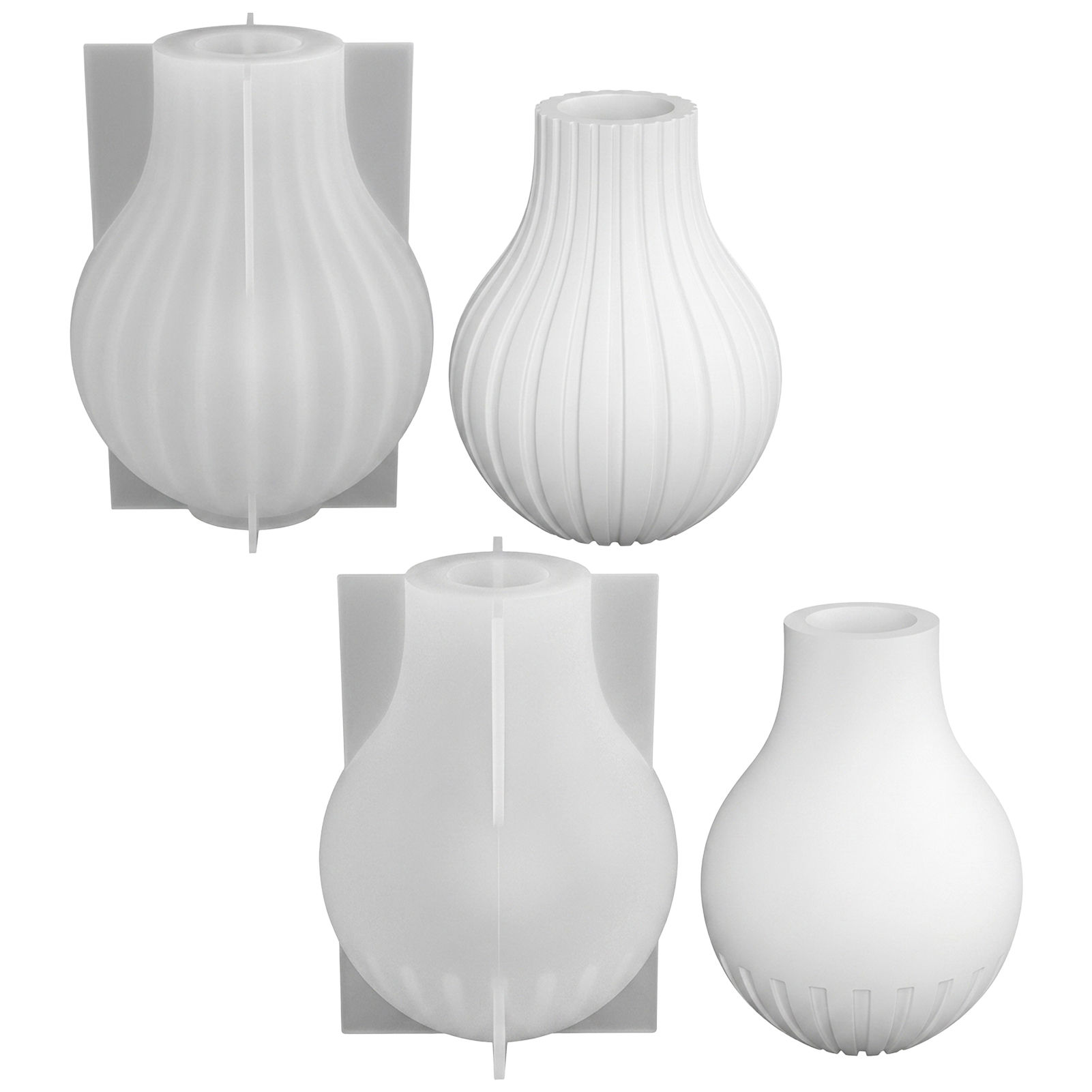 Silicone Vase Mold with Stripe – Art Craft Party Bewertung und Preis