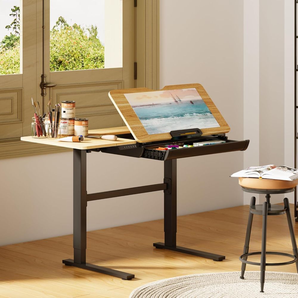 Adjustable Height Electric Sta – Art & Craft Qatar Bewertung und Preis