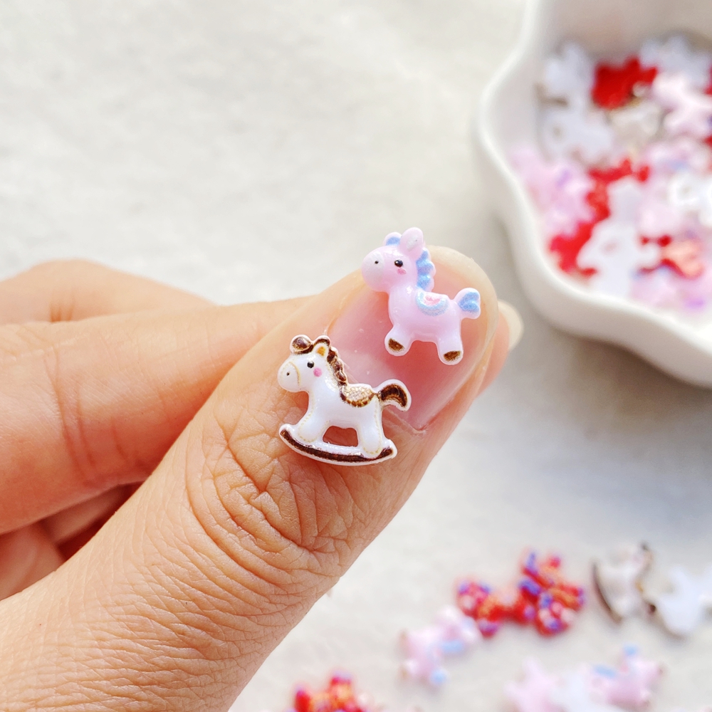 50PCS Cute Mini Cartoon unicor – Art Craft Horse Bewertung und Preis