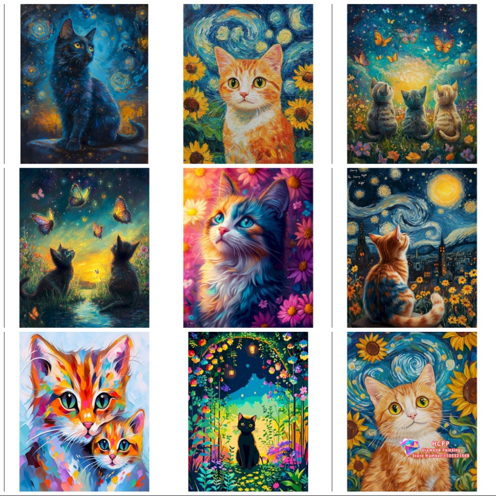 Cat Animal Diamond Painting Ki – Art Craft Night Bewertung und Preis