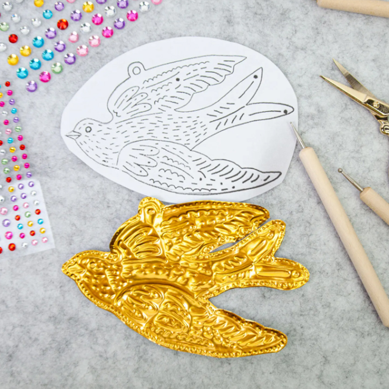DIY Gold Foil Art Relief Chris – Art Craft With Paper Bewertung und Preis