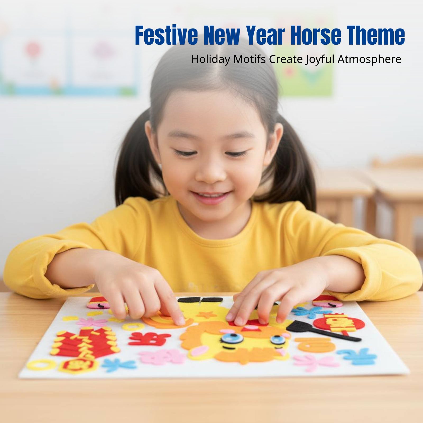 2026 New Year DIY Fabric Art S – Art Craft Horse Bewertung und Preis