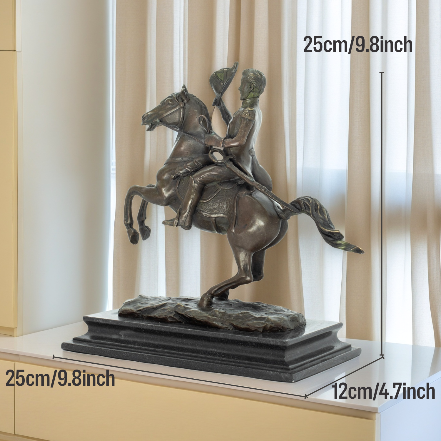 Bronze Ridding Horse Sculpture – Art Craft Horse Bewertung und Preis