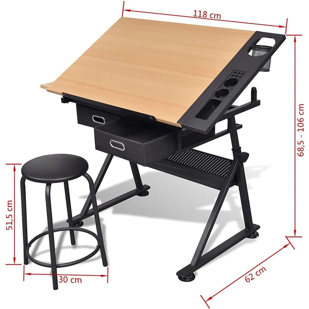 Adjustable Height Drafting Tab – Art & Craft Qatar Bewertung und Preis