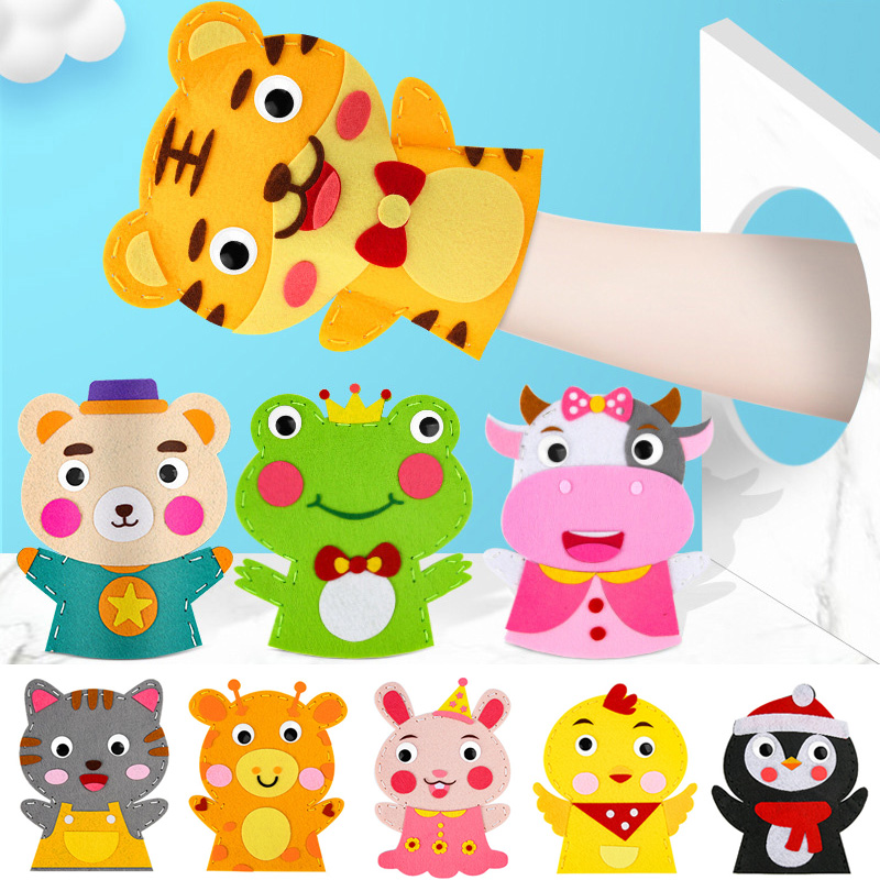 Cute Cartoon Animal Hand Puppe – Art Craft 6 Year Old Bewertung und Preis