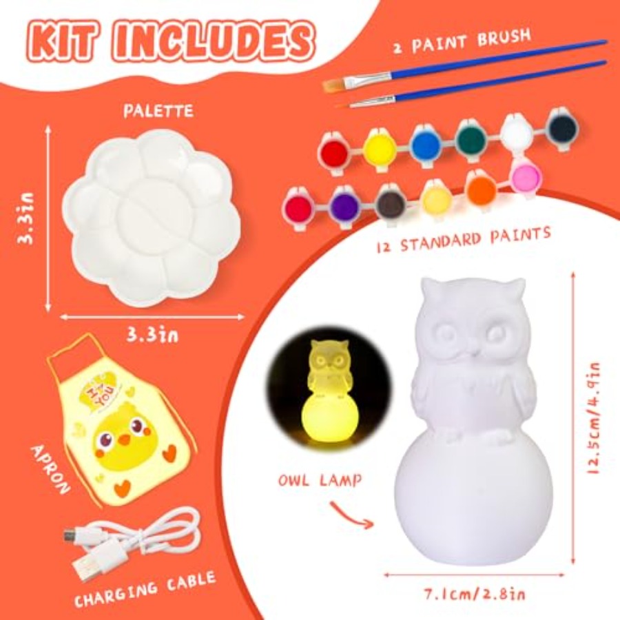 Paint Your Own Lamp Kit, Arts  – Art Craft Kit Bewertung und Preis