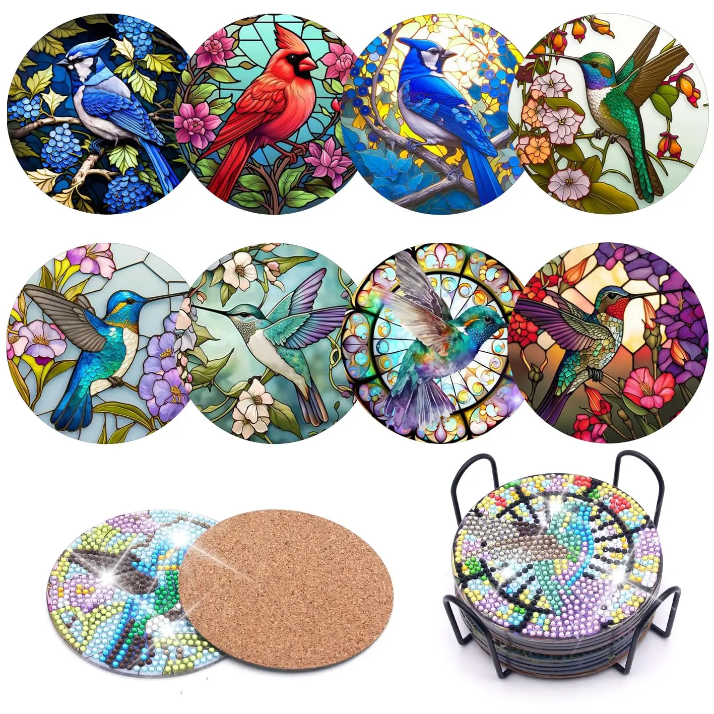 8Pcs DIY Diamond Painting Coas – Art Craft Cup Bewertung und Preis