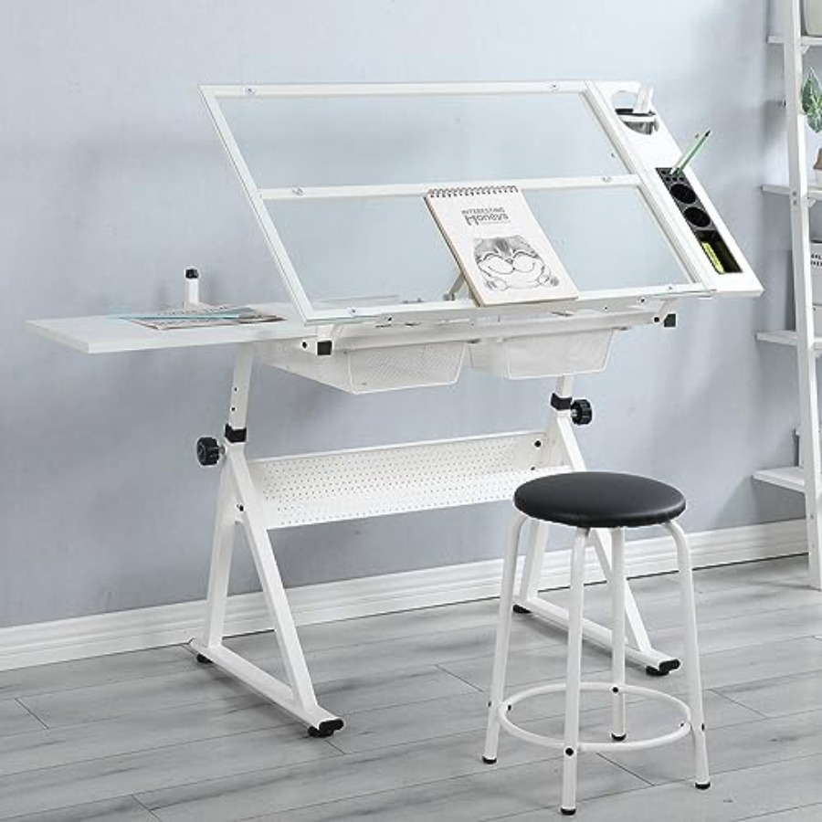 Drafting Table with Stool Mode – Art & Craft Qatar Bewertung und Preis