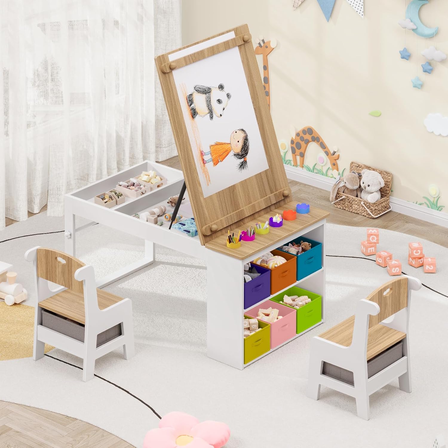 Kids Art Table and Chairs, Tod – Art Craft Cup Bewertung und Preis
