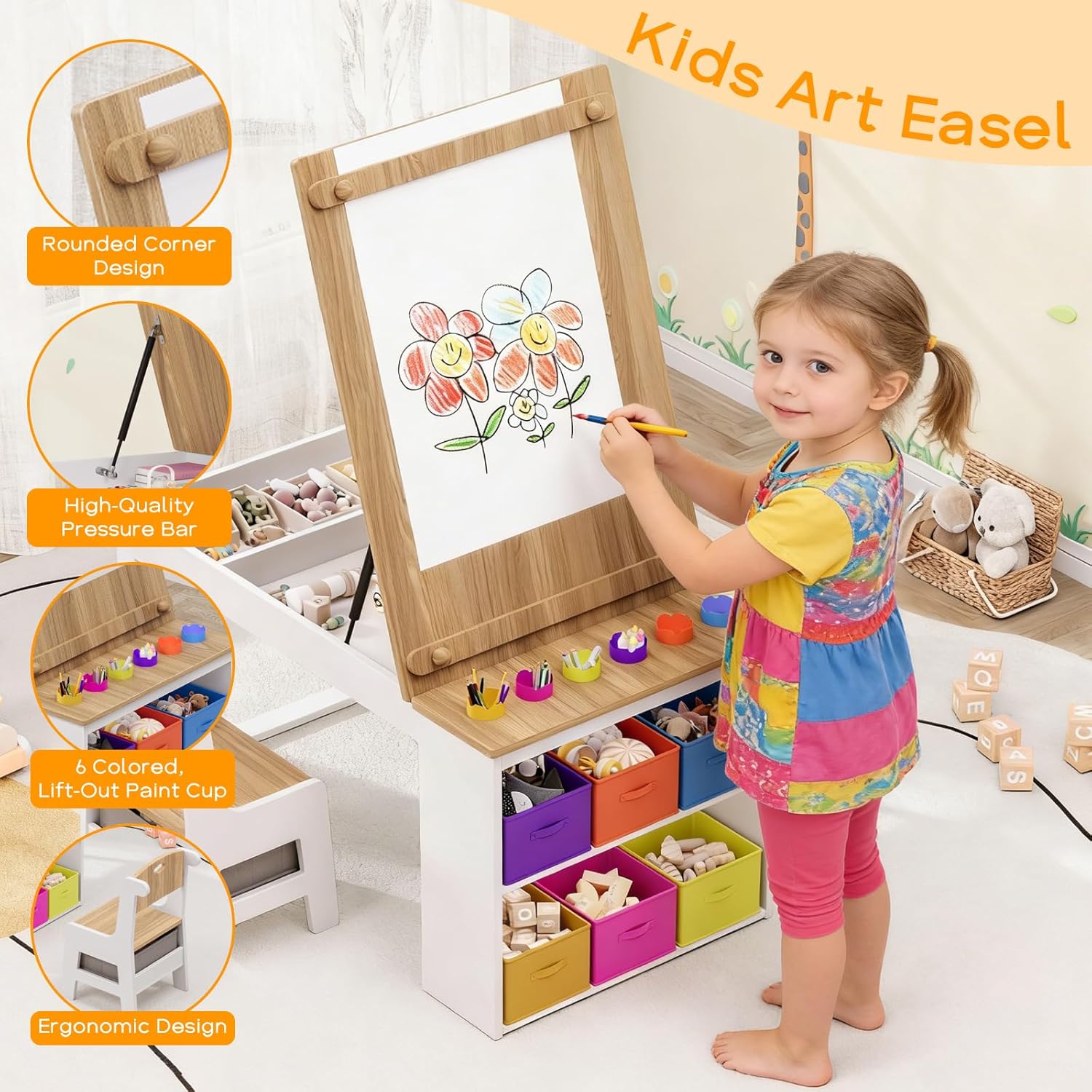 Kids Art Table and Chairs, Tod – Art Craft Cup Bewertung und Preis
