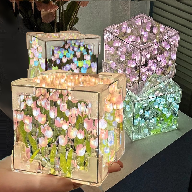 DIY Tulip Mirror Cube Lamp Sim – Art Craft Night Bewertung und Preis