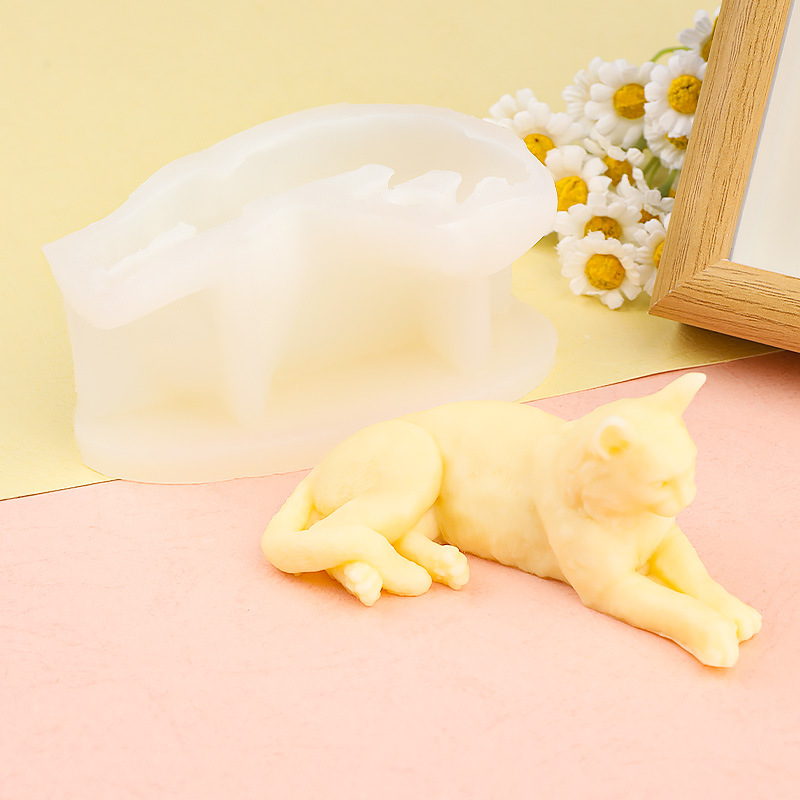 Creative Lying Cat Silicone Mo – Art Craft Horse Bewertung und Preis