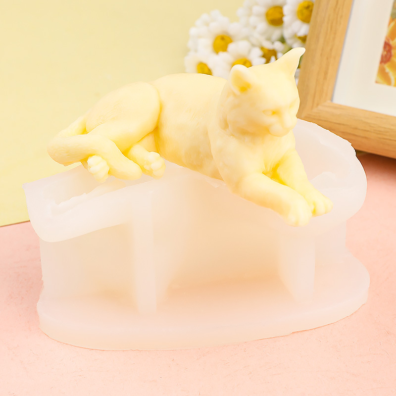 Creative Lying Cat Silicone Mo – Art Craft Horse Bewertung und Preis