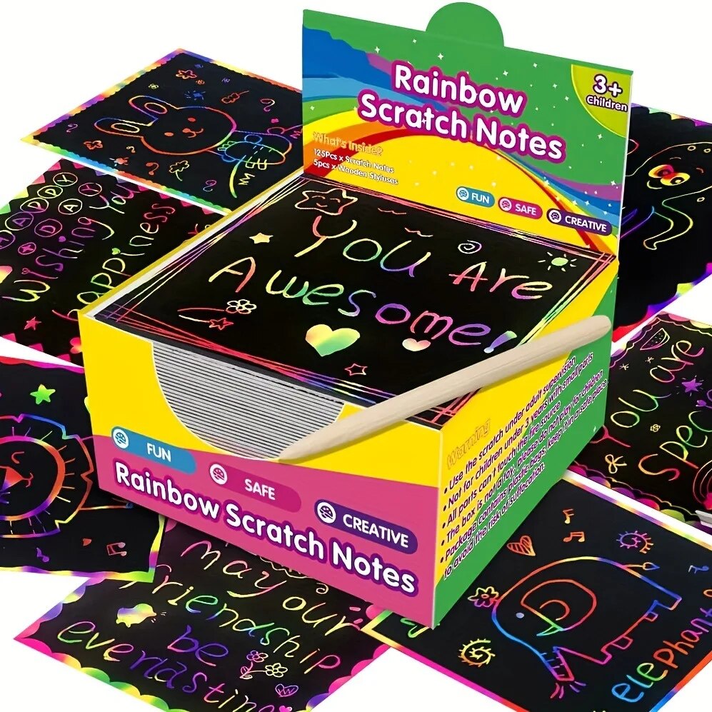 Many Creative Scratch Art Card – Art Craft 6 Year Old Bewertung und Preis