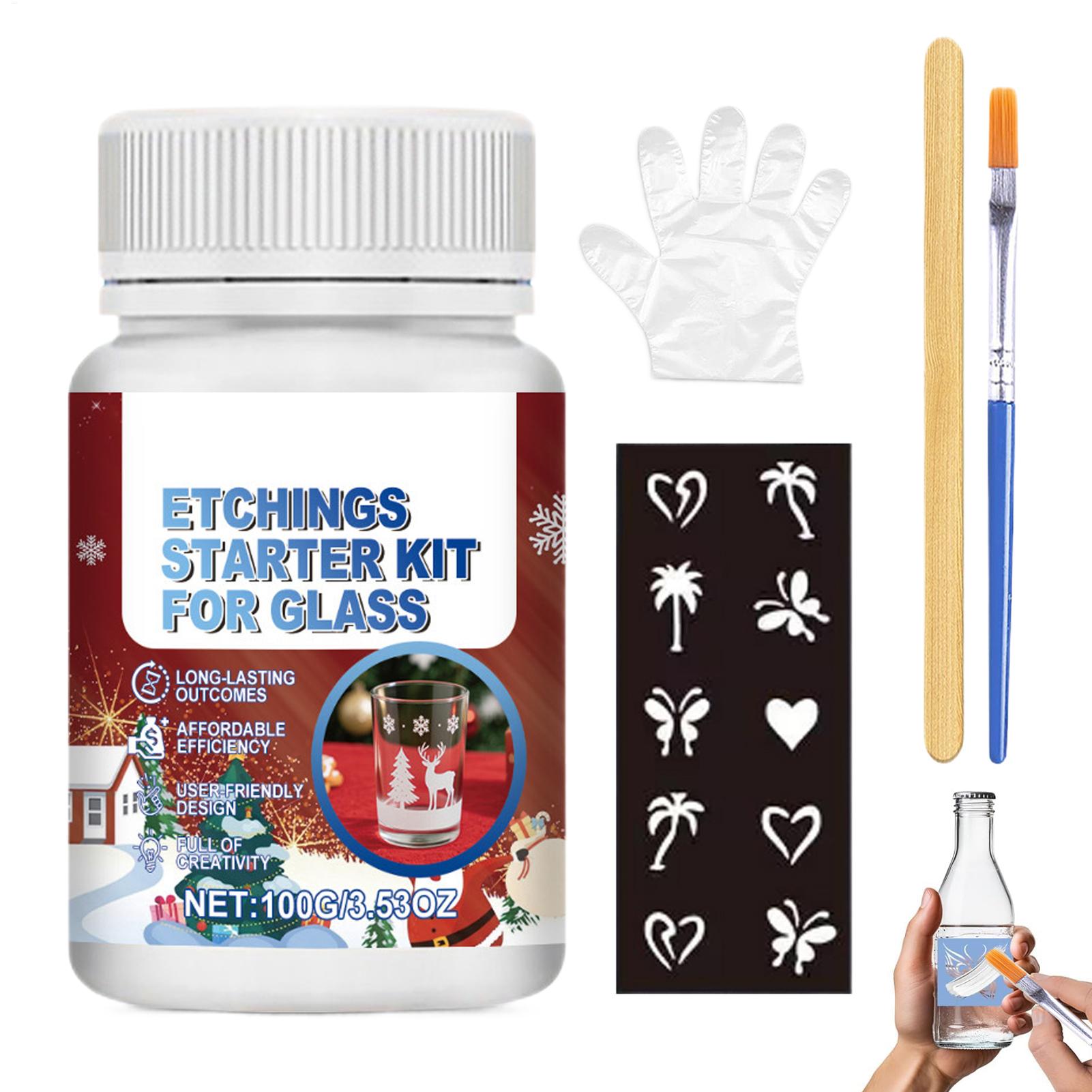 Glass Etching Kit Glass Etch S – Art Craft Cup Bewertung und Preis