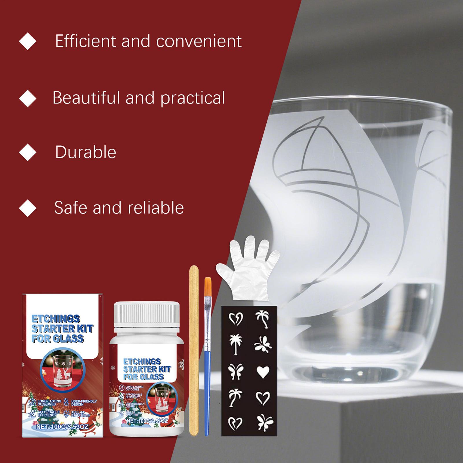 Glass Etching Kit Glass Etch S – Art Craft Cup Bewertung und Preis
