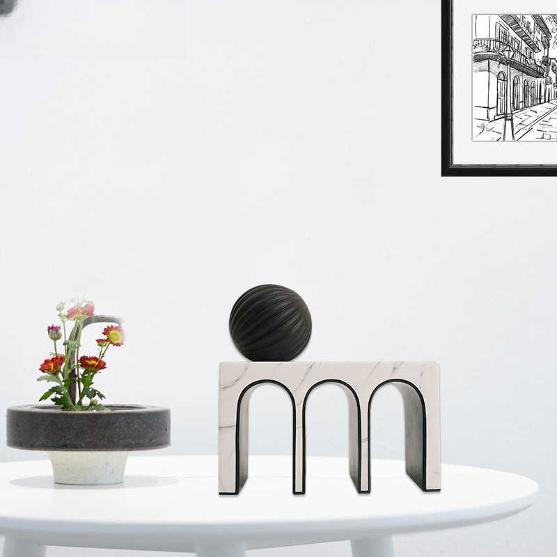 Geometric Arch Art Resin Ornam – Exhibition Of Art And Craft Bewertung und Preis