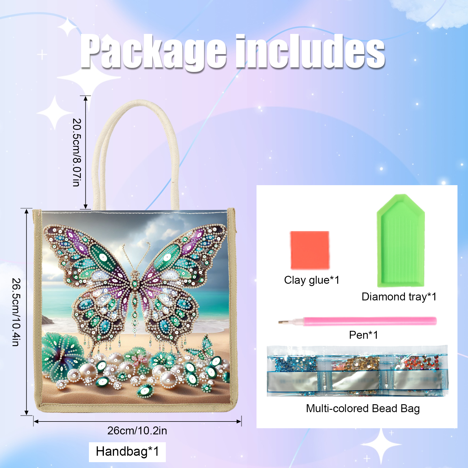 Diamond Art Painting Handbag K – Art Craft Kit Bewertung und Preis