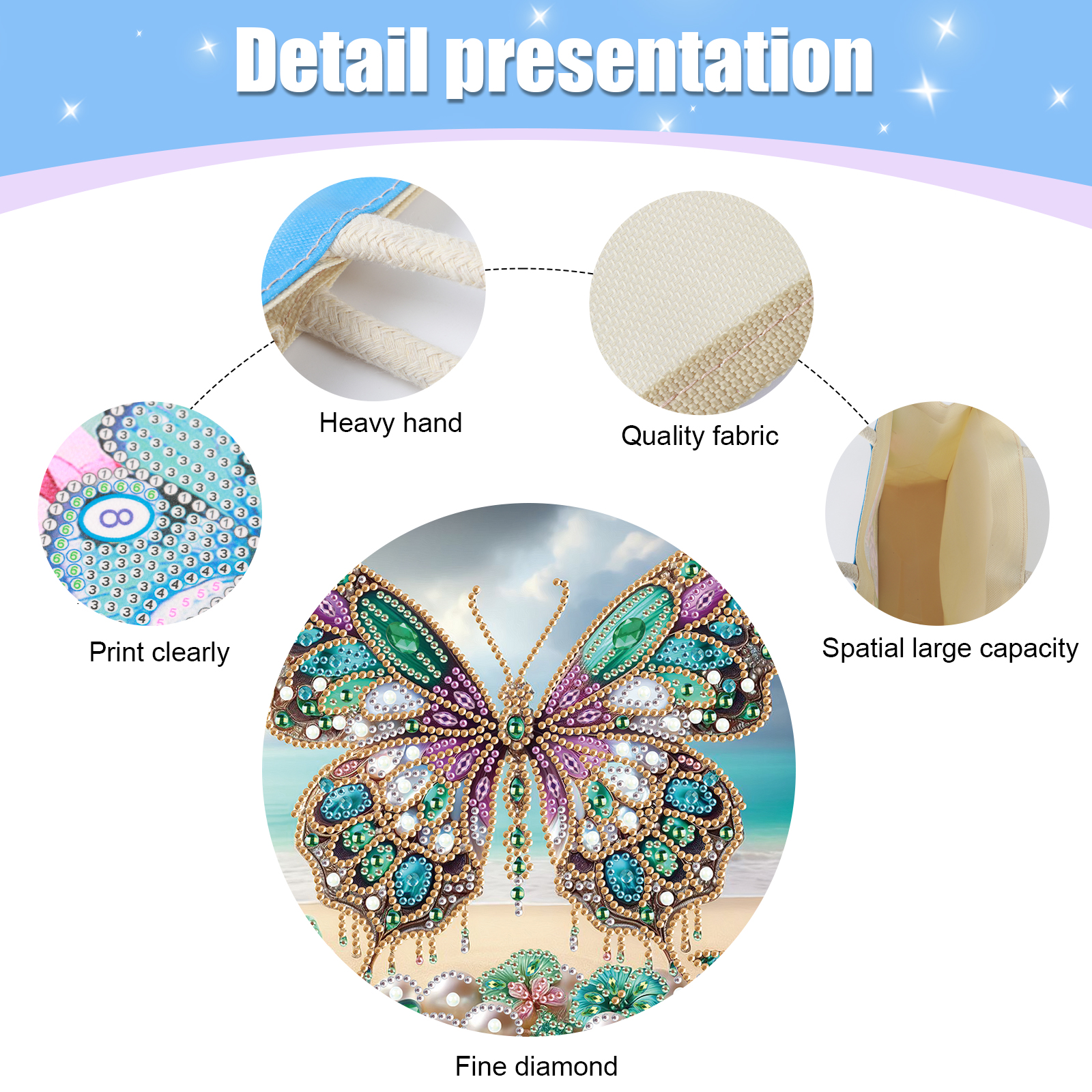 Diamond Art Painting Handbag K – Art Craft Kit Bewertung und Preis