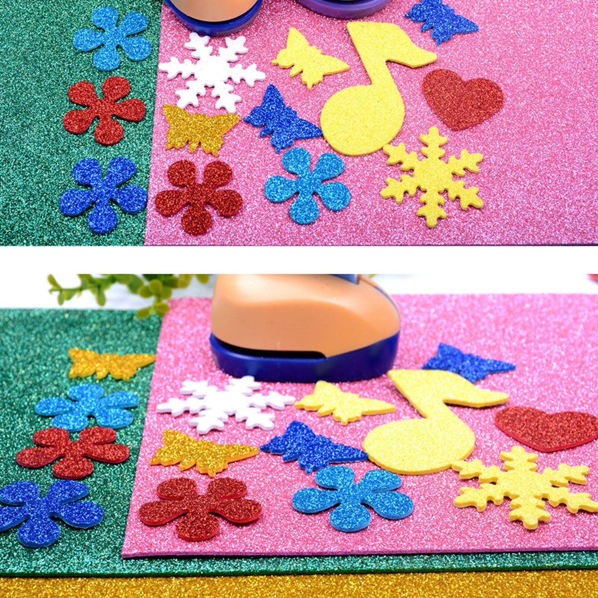 20Pcs Thickened Glitter Sponge – Art Craft With Paper Bewertung und Preis