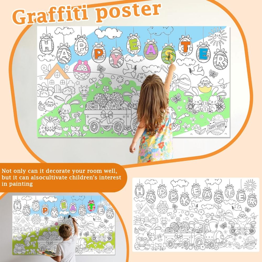 DIY Easter Giant Coloring Post – Art Craft Jumbo Bewertung und Preis